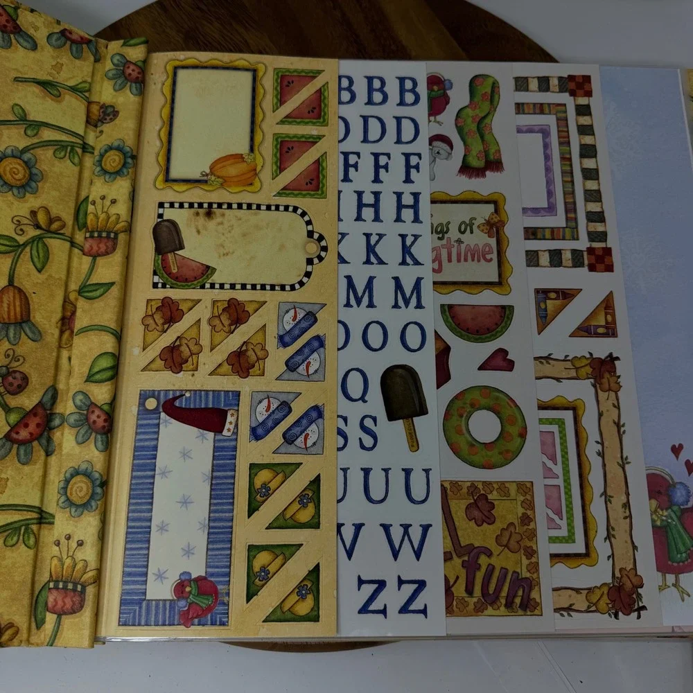 Lori Gardner‎ Whimsical Seasons Scrapbooking Kit Album 12x12 Floral Butterfly